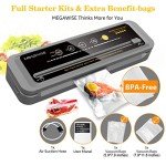 MegaWise Compact Vacuum Sealer with Bags Included