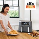Ninja Foodi 8-qt. DualZone Air Fryer - Slate Grey
