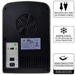 Koolatron 4L Retro Mini Portable Fridge - Black