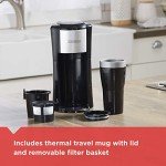 BLACK+DECKER Single Serve Coffee Maker, Black
