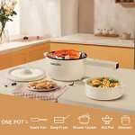 Dezin 2L Non-Stick Electric Cooker & Mini Pot