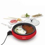 Dual-Sided Electric Hot Pot with Temperature Control