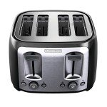 Black & Decker 4-Slice Black Toaster