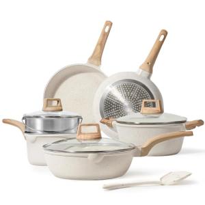 10-Piece Non-Stick Granite Cookware Set
