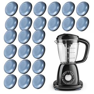 24-Piece Self-Adhesive Appliance Sliders for Kitchen