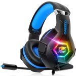 Ozeino RGB Gaming Headset with Noise Cancelling Mic