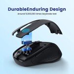 LODIVE Ergonomic Wireless Mouse with 6 Buttons