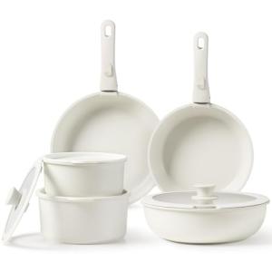 CAROTE 11-Piece Nonstick Cookware Set with Removable Handles