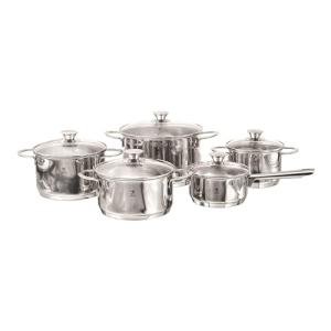 HENCKELS Biarritz 10-Piece Stainless Steel Cookware Set