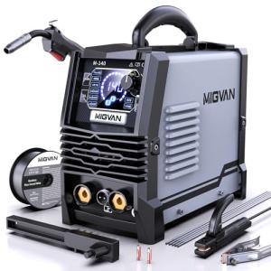140A 3-in-1 Portable MIG Welder with Display