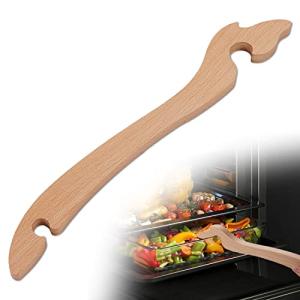 Wooden Oven Rack Puller Tool for Safe Baking