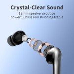 TAGRY True Wireless Bluetooth Headphones with Charging Case