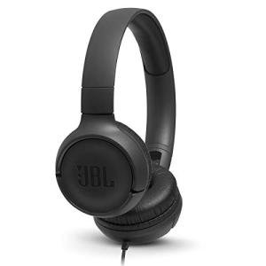 JBL Tune 500 On-Ear Headphones with Mic - Black