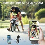 Wireless Lavalier Microphone for iPhone and Android