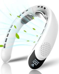 Bladeless 360° Neck Fan with USB Rechargeable Battery