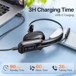 Bluetooth Noise Cancelling Headset with Microphone