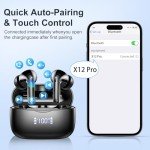 Bluetooth 5.3 Wireless Earbuds with 50H Playtime