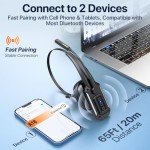 Bluetooth Noise Cancelling Headset with Microphone