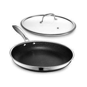 Nonstick 12-Inch Fry Pan with Glass Lid