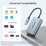 USB to HDMI Adapter for PC, Laptop, and TV