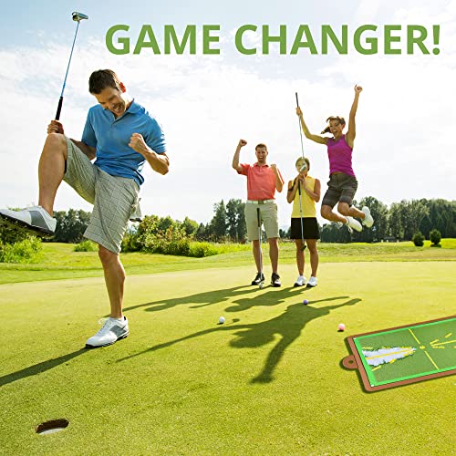 Golf Swing Trainer Mat with Feedback Path