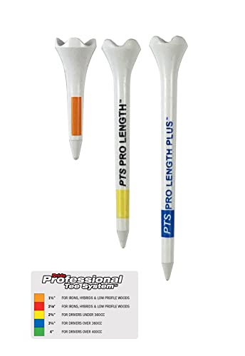 Pride Golf Tees Pack - 50 Plastic Tees