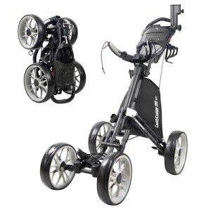 CaddyTek CaddyCruiser One Golf Push Cart - 4-Wheel
