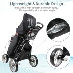 CaddyTek CaddyCruiser One Golf Push Cart - 4-Wheel