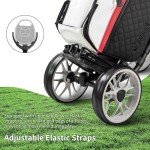 CaddyTek CaddyCruiser One Golf Push Cart - 4-Wheel