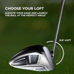 Lightweight Titanium Golf Driver with Oversized Sweet Spot