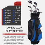 PGF Men's 11-Piece Complete Golf Club Set