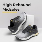 FitVille Waterproof Wide Men's Golf Shoes - Gray