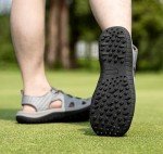 Ybberik Men's Anti-Slip Golf Sandals - Grey