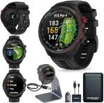 Garmin Approach S70 Golf Smartwatch Bundle