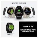 Garmin Approach S50 Golf GPS Smartwatch - Slate Black