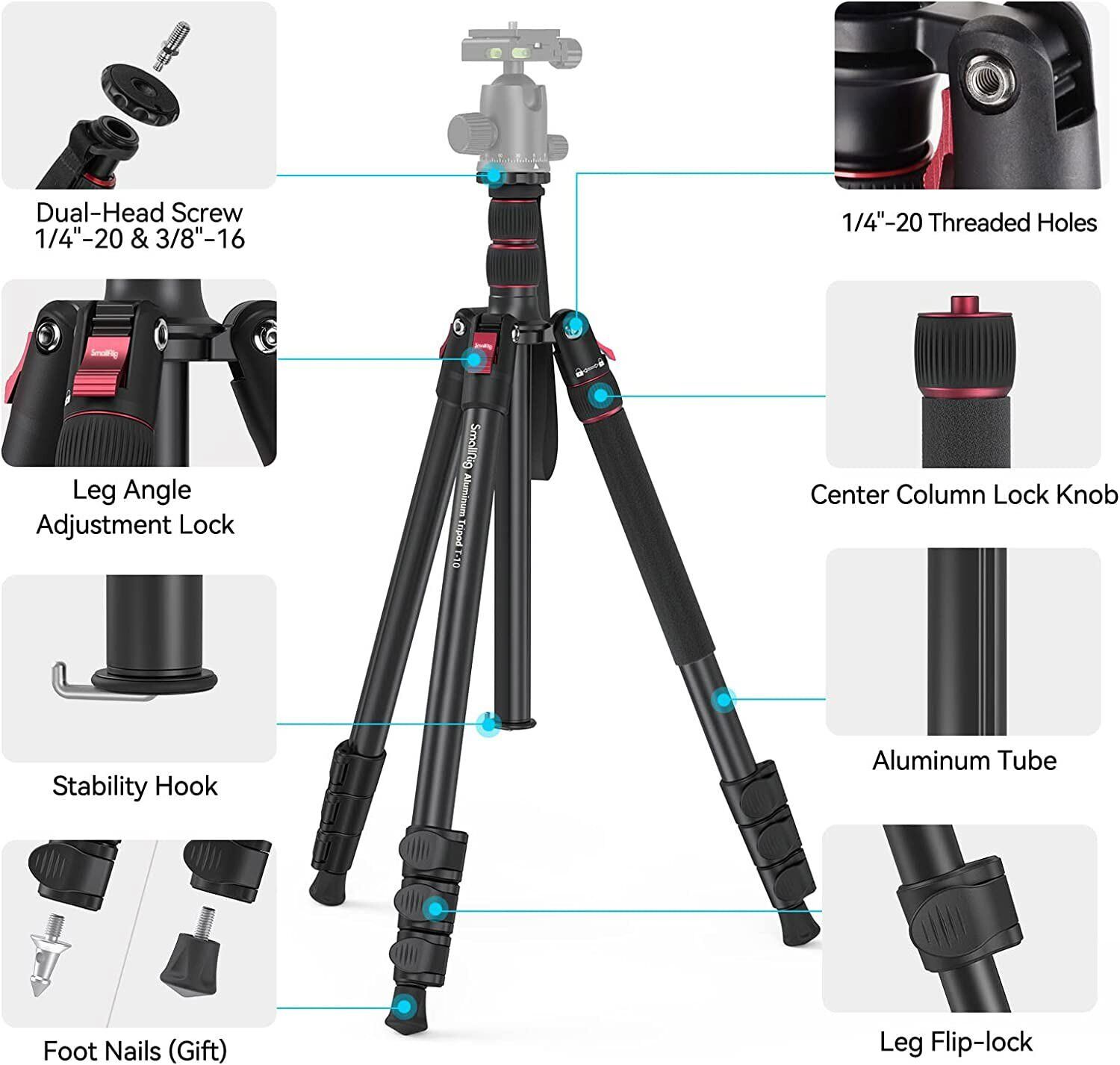 SmallRig 68" Tripod Monopod for Cameras
