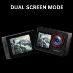 4K Action Camera with LCD, 5X Zoom, Waterproof