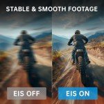 4K Action Camera with LCD, 5X Zoom, Waterproof