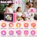 GKTZ Waterproof Kids Camera for Age 3-12