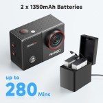 AKASO EK7000 Pro 4K Action Camera Bundle