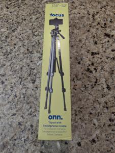 Onn 52" Lightweight Adjustable Selfie Tripod