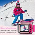 GKTZ Waterproof Kids Camera for Age 3-12