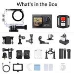 Icefox 4K Action Camera with EIS and Zoom