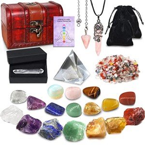 Chakra Stones and Healing Crystals Collection Set