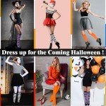 Black and Purple Striped Knee High Athletic Socks