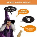 Wicked Wanda Winterbeary Animatronic Figure for Halloween