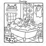 Spooky Cutie: Cozy Coloring Book for Relaxation