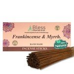Natural Frankincense and Myrrh Incense Sticks – 100 Pack