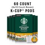 Starbucks Blonde Roast K-Cup Coffee Pods - 60 Count