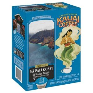 Kauai Coffee Na Pali Coast Dark Roast Pods